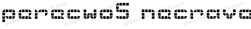 perecwo5 necraversalita字体转换